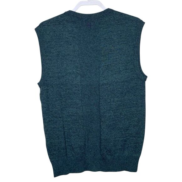 AG Adriano Goldschmied Sweater Vest Mens M Blue Cashmere Blend V-Neck Preppy NEW - Picture 2 of 9